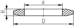 Кольцо упругое МУВП К 1 (10х19х2,5)