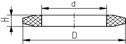 Кольцо упругое МУВП К2 (14х27х3,5)